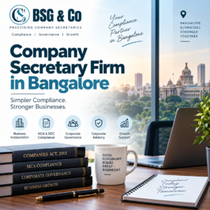 Company Secretary Firm in Bangalore –  Corporate Compliance Made Clear